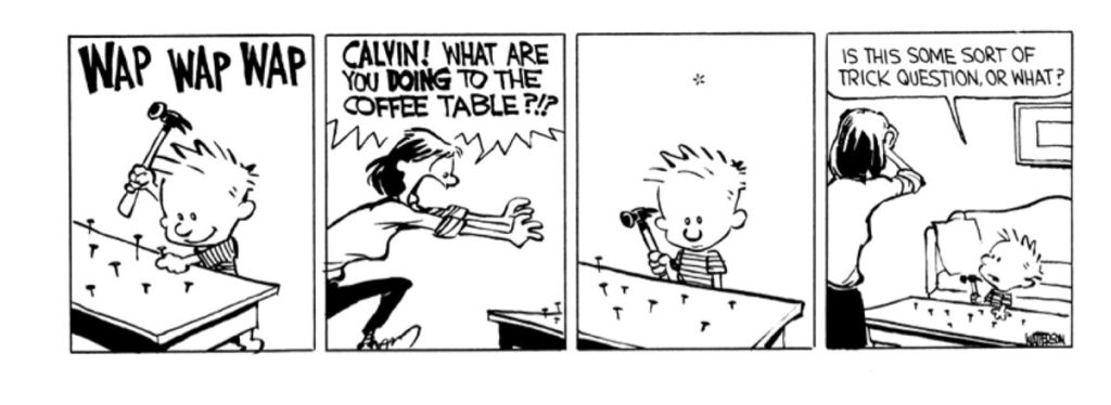 Calbin And Hobbes strip