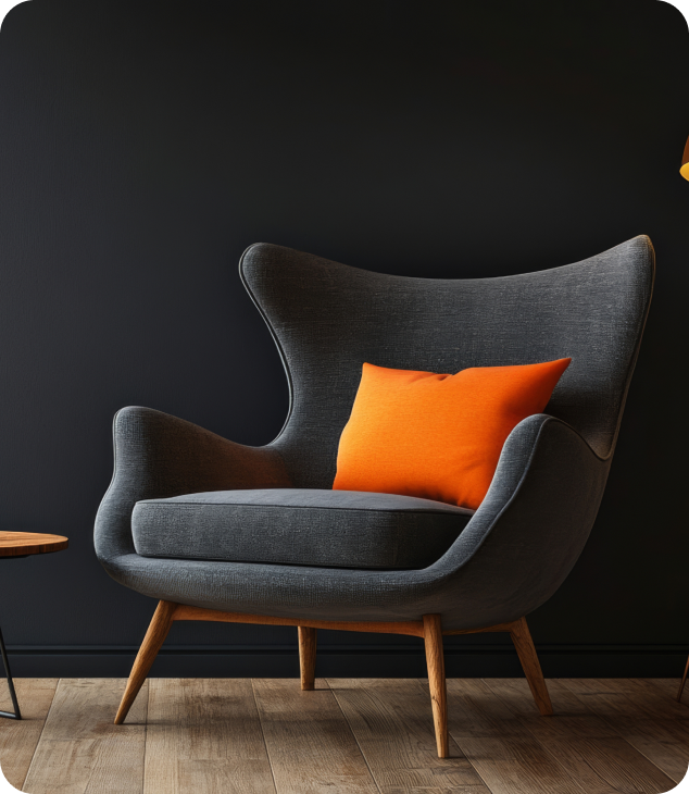 Armchair used in the Text Line by Line animation demo